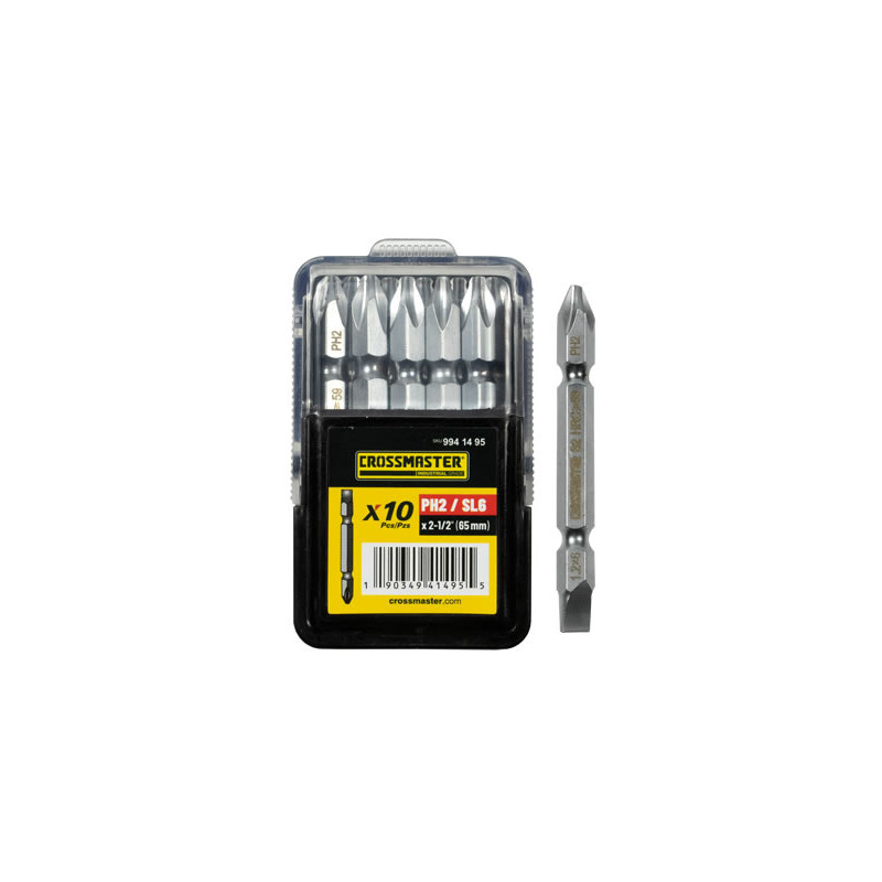 JUEGO DE PUNTAS DE DESTORNILLADORES CROSSMASTER 9941495