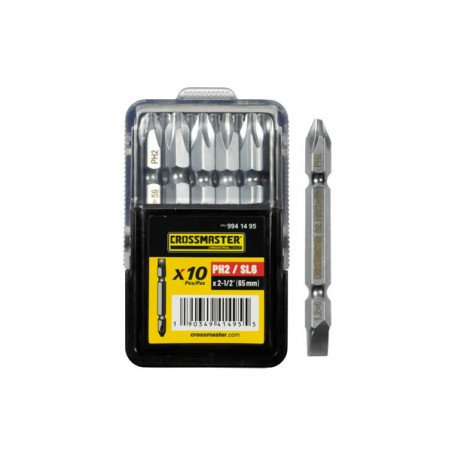JUEGO DE PUNTAS DE DESTORNILLADORES CROSSMASTER 9941495