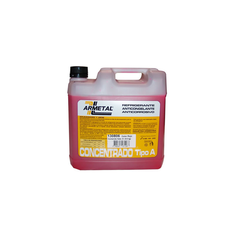 LIQUIDO REFRIGERANTE ARMETAL 130806