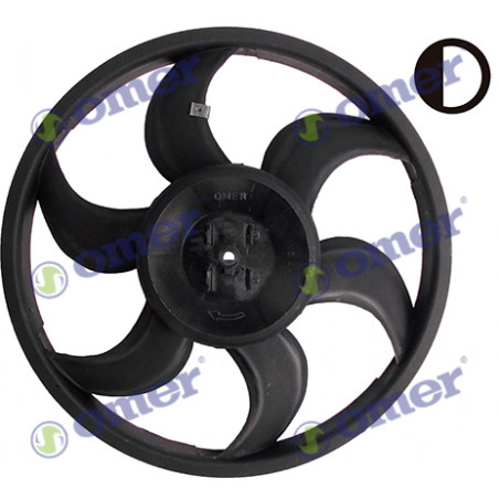 HELICE DE ELECTROVENTILADOR OMER 3257