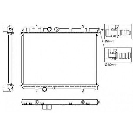 RADIADOR DE AGUA DENSO RA0210310R