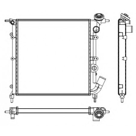RADIADOR DE AGUA DENSO RA0230271R1