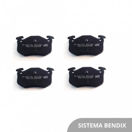 JUEGO DE PASTILLAS DE FRENO TRW RCPT01070