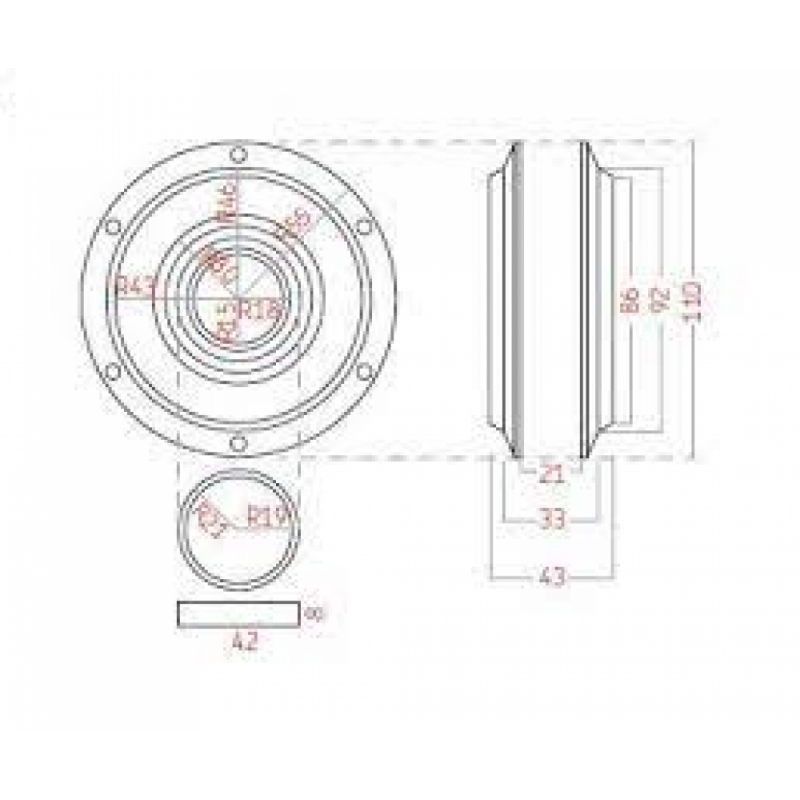 SOPORTE DE CARDAN CON RODAMIENTO SKF VKQA 66214 A