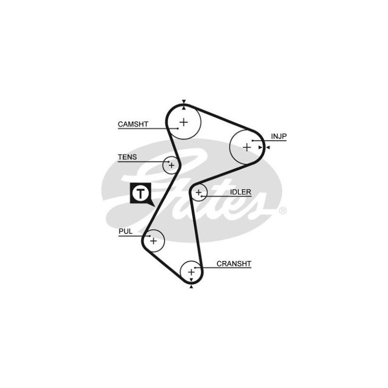 KIT DE CORREA DE DISTRIBUCION GATES K76151X25.4XS-B