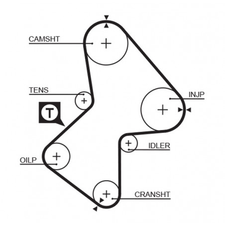 KIT DE CORREA DE DISTRIBUCION GATES K76153X26XS-B