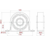 SOPORTE DE CARDAN CON RODAMIENTO SKF VKQA 88508 AC