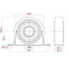 SOPORTE DE CARDAN CON RODAMIENTO SKF VKQA 88509 AC