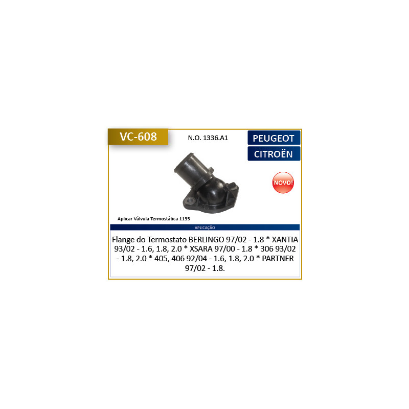 CONECTOR DE AGUA (VARIOS) CTC VC608