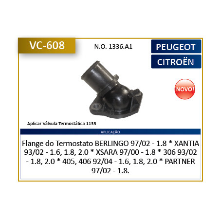 CONECTOR DE AGUA (VARIOS) CTC VC608