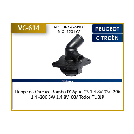 CONECTOR DE AGUA (VARIOS) CTC VC614