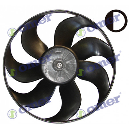 HELICE DE ELECTROVENTILADOR OMER 3264