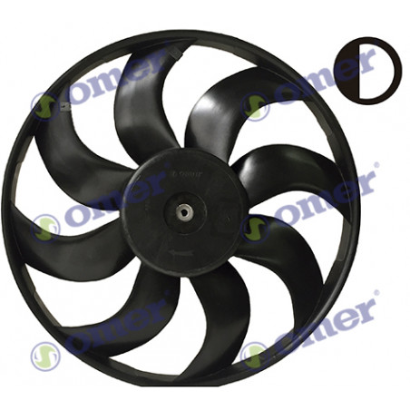 HELICE DE ELECTROVENTILADOR OMER 3272