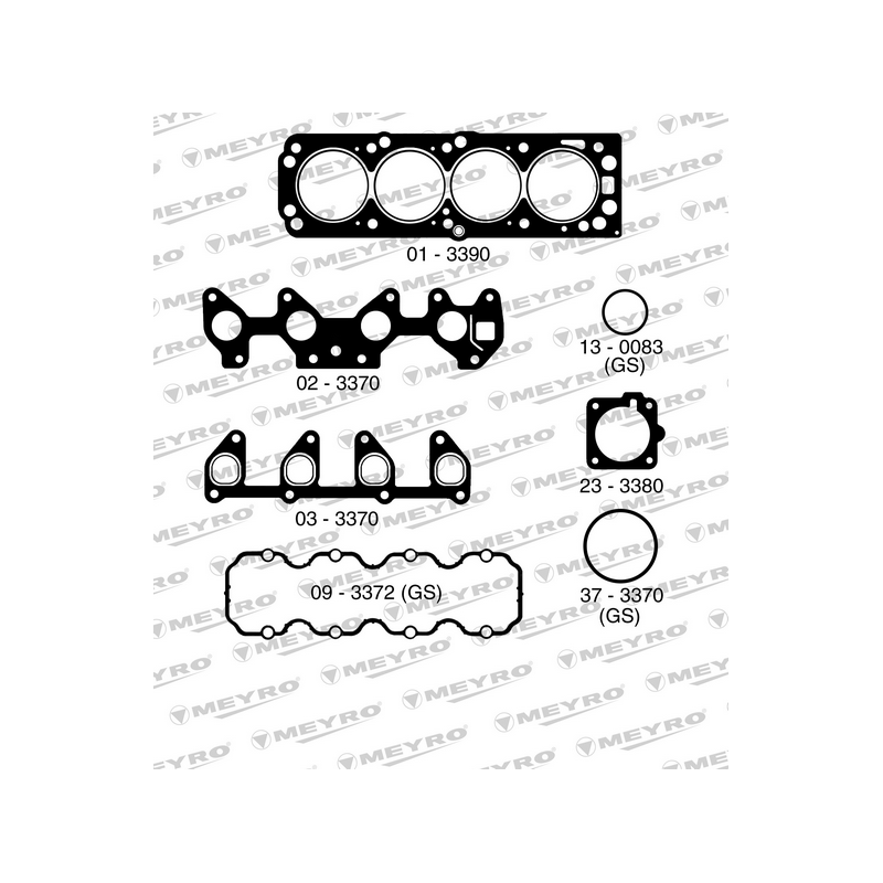KIT DE JUNTAS DE MOTOR (SUPERIOR) MEYRO 06-3392 NA