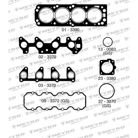 KIT DE JUNTAS DE MOTOR (SUPERIOR) MEYRO 06-3392 NA