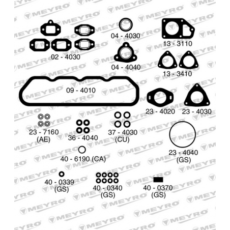 KIT DE JUNTAS DE MOTOR (SUPERIOR) MEYRO 06-4030 MV