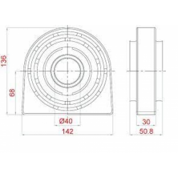SOPORTE DE CARDAN CON...