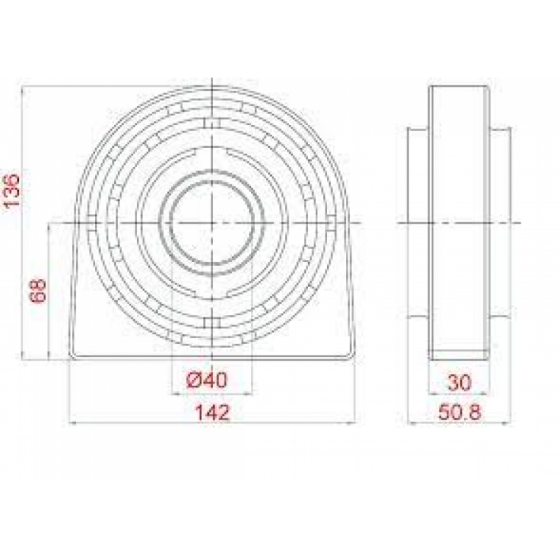 SOPORTE DE CARDAN CON RODAMIENTO SKF VKQA 88518 A