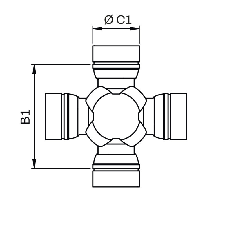 CRUCETA SKF VKUA 4512 A