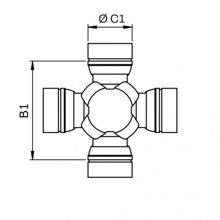 CRUCETA SKF VKUA 4512 A