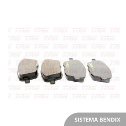 JUEGO DE PASTILLAS DE FRENO TRW RCPT08280