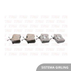 JUEGO DE PASTILLAS DE FRENO TRW RCPT08530