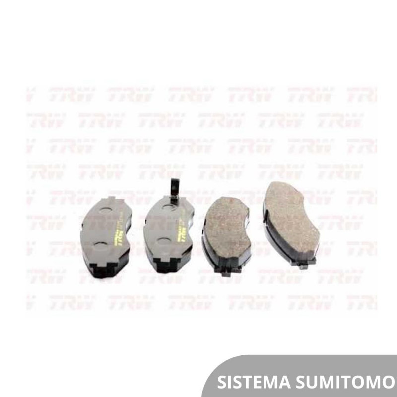 JUEGO DE PASTILLAS DE FRENO TRW RCPT05800