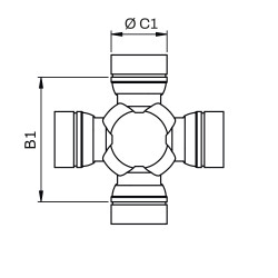 CRUCETA SKF VKUA 4517 A