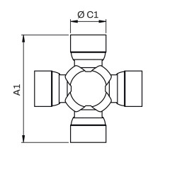 CRUCETA SKF VKUA 4554 A1