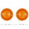 LENTE DE FARO DELANTERO A-PLASTIC 13418/A
