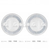 LENTE DE FARO DELANTERO A-PLASTIC 13418/C