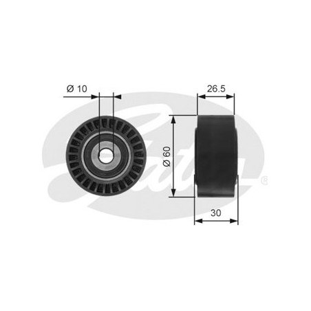 POLEA FIJA DE CORREA DE ACCESORIOS GATES T36190