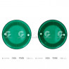 LENTE DE FARO DELANTERO A-PLASTIC 13418/V