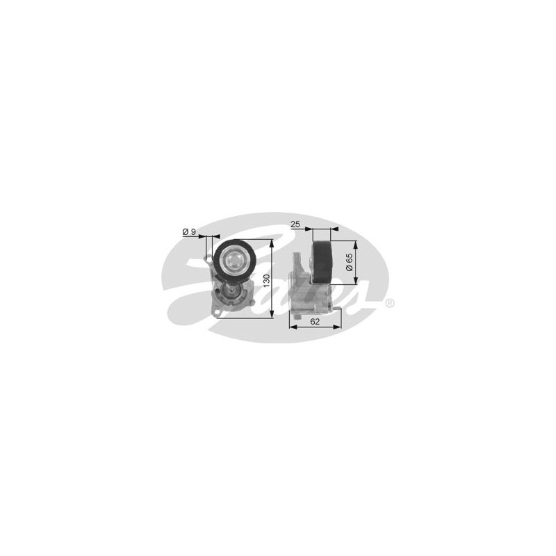 TENSOR DE CORREA DE ACCESORIOS GATES T38206