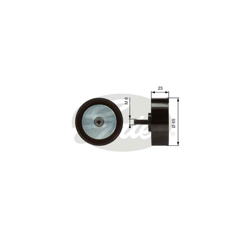 POLEA FIJA DE CORREA DE ACCESORIOS GATES T36082