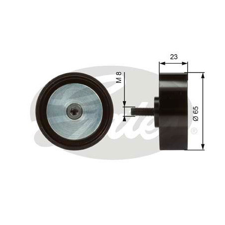 POLEA FIJA DE CORREA DE ACCESORIOS GATES T36082