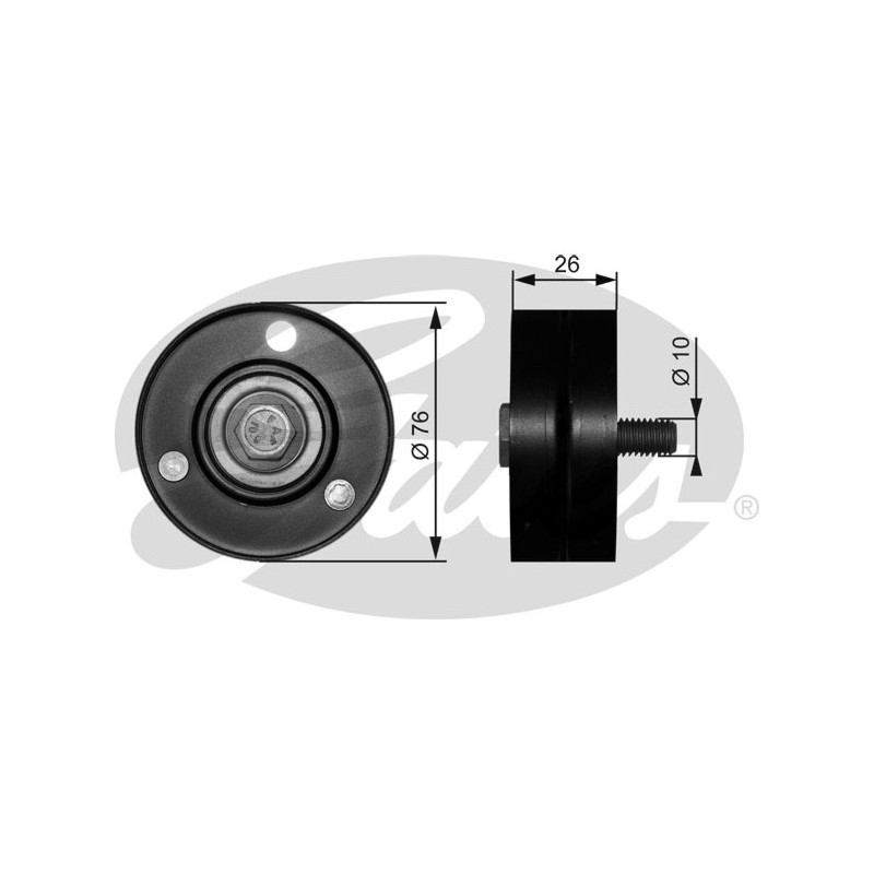 TENSOR DE CORREA DE ACCESORIOS GATES T36083