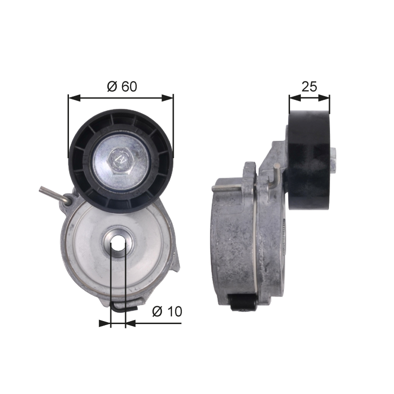 TENSOR DE CORREA DE ACCESORIOS GATES T39126