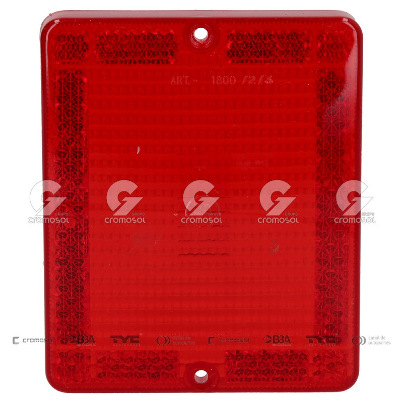LENTE DE FARO TRASERO RUBINETTI 13701/R