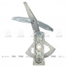 MAQUINA LEVANTA CRISTAL BRASIL 13762/D