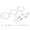 KIT DE REPARACION DE MAQUINA LEVANTA CRISTAL IND.ARG. 14006/6