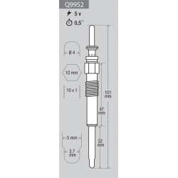 BUJIA DE PRECALENTAMIENTO KESSEL Q9952
