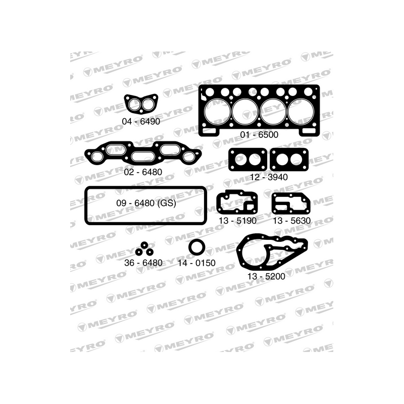 KIT DE JUNTAS DE MOTOR (SUPERIOR) MEYRO 06-6500 S