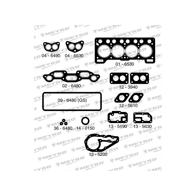 KIT DE JUNTAS DE MOTOR (SUPERIOR) MEYRO 06-6540 S