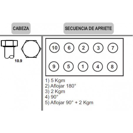 BULON DE TAPA DE CILINDROS RENO 09PE0049