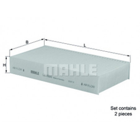 FILTRO DE HABITACULO MAHLE LA 168/S