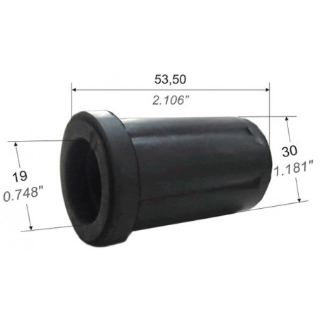 BUJE DE ELASTICO DE SUSPENSION CAPEMI 1757