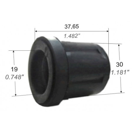 BUJE DE ELASTICO DE SUSPENSION CAPEMI 1762