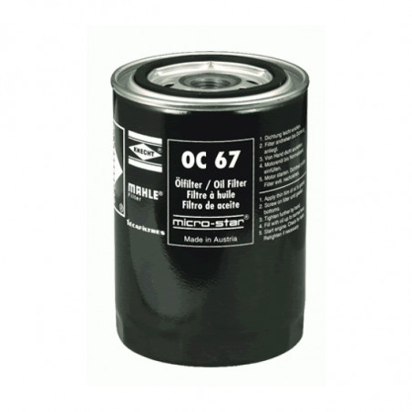 FILTRO DE ACEITE DE MOTOR MAHLE OC 67