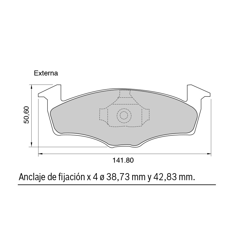 JUEGO DE PASTILLAS DE FRENO BOSCH 0 986 BB0 130